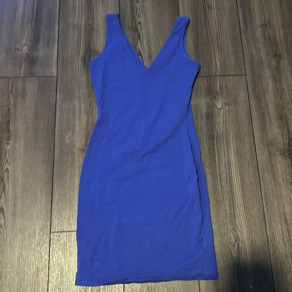 Purple bodycon dress